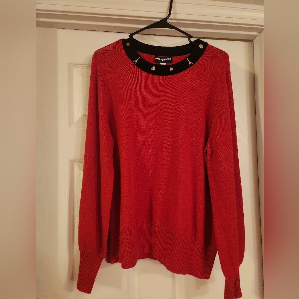 NWT.  Karl Lagerfeld "Paris" sweater
